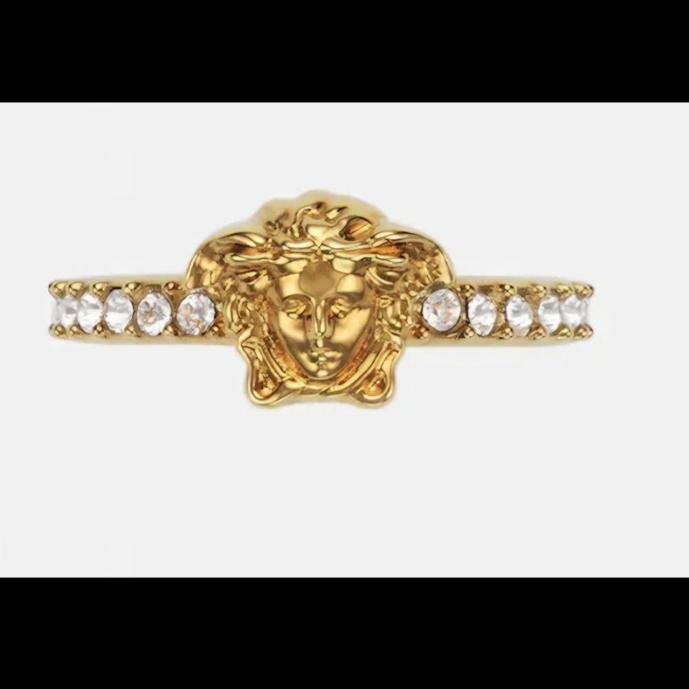 New La Medusa Crystal Ring Sz 25 (Us 11) Retails $295 Currently